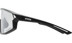 Okulary Uvex Sportstyle V, black matt / litemirror silver