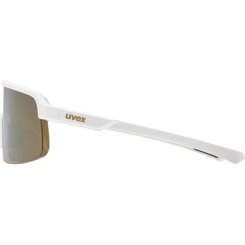Okulary Uvex white matt / mirror gold