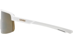 Okulary Uvex white matt / mirror gold