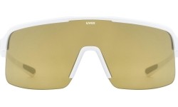 Okulary Uvex white matt / mirror gold