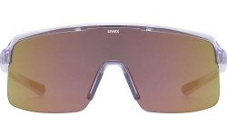 Okulary Uvex Dyrt clear purple / mirror red
