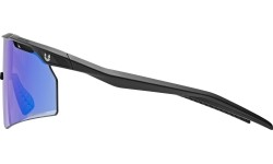 Okulary Uvex Ultimate Pace Ultra CV, czarne matowe / lustrzane niebieskie