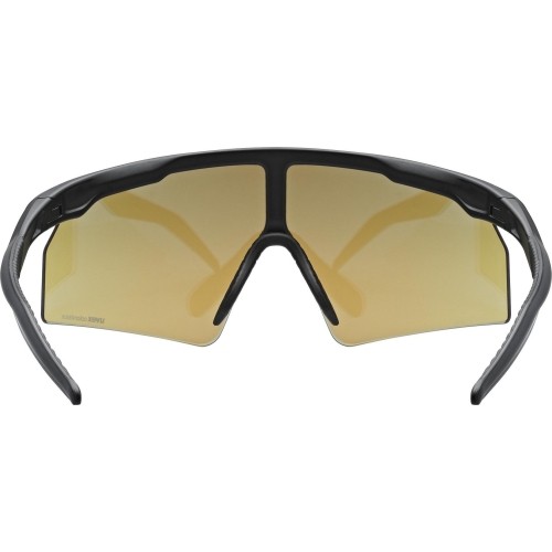 Okulary Uvex Ultimate Pace Ultra CV, czarne matowe / lustrzane niebieskie