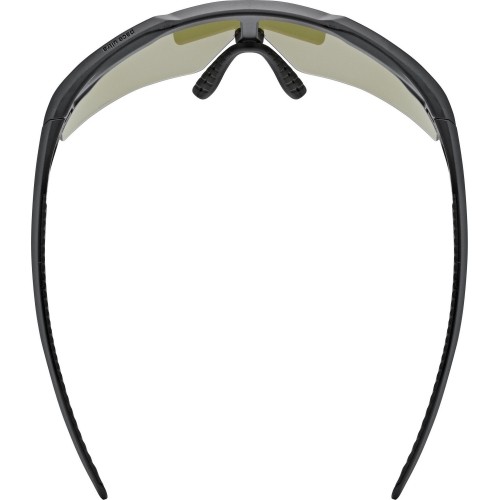 Okulary Uvex Ultimate Pace Ultra CV, czarne matowe / lustrzane niebieskie