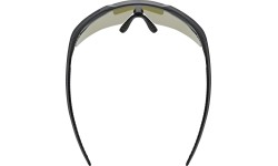 Okulary Uvex Ultimate Pace Ultra CV, czarne matowe / lustrzane niebieskie