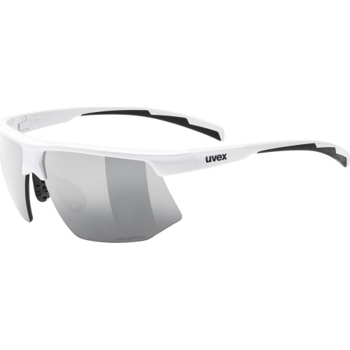 Okulary Uvex Aerios S V, biały mat / smoke