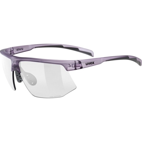 Okulary Uvex Aerios S V, purple matt trans / smoke