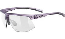 Okulary Uvex Aerios S V, purple matt trans / smoke