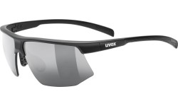 Okulary Uvex Aerios S, black matt / smoke