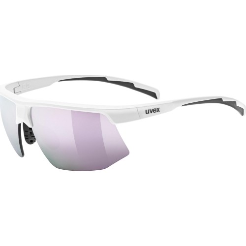 Okulary Uvex Aerios S white matt / mirror rose