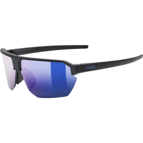 Okulary Uvex Vectiv black matt / mirror blue