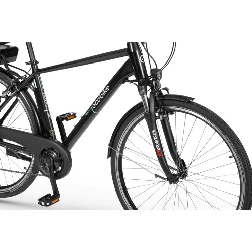 Rower elektryczny Ecobike Traffic 28 M Black 468Wh