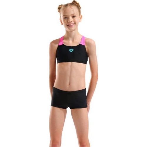 Bikini Arena G Solid, czarno-różowe, L - 590