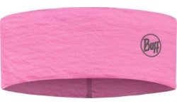 Cienka opaska na głowę Merino Solid Fluor Fuchsia - 568