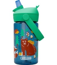 Bidon dziecięcy Thrive Flip Straw 0,4 l, Friendly Forest