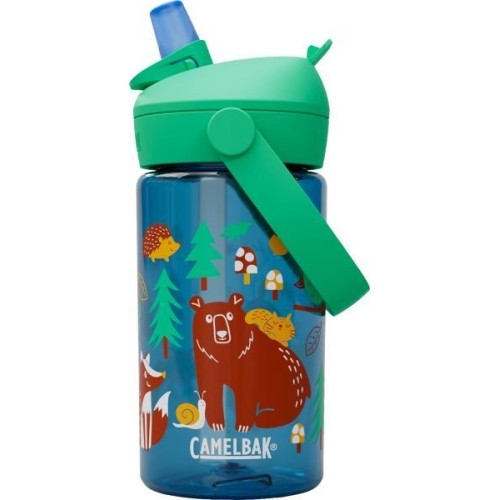 Bidon dziecięcy Thrive Flip Straw 0,4 l, Friendly Forest