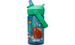 Bidon dziecięcy Thrive Flip Straw 0,4 l, Friendly Forest