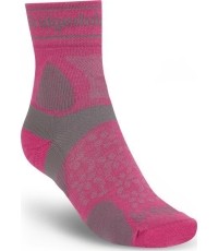 Skarpety damskie UL TrailRun Merino Sport 3/4 Crew, różowe, S - 305