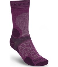 Damskie skarpety merino do biegania w terenie UL Zero Sport Boot, fioletowe, S - 371