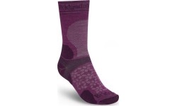 Damskie skarpety merino do biegania w terenie UL Zero Sport Boot, fioletowe, S - 371