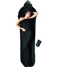Wkładka do śpiwora Cocoon, wełna merino, czarna