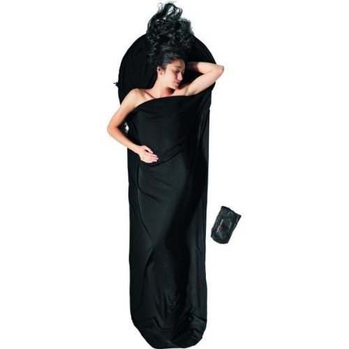 Wkładka do śpiwora Cocoon, wełna merino, czarna
