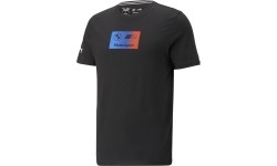Koszulka męska Puma BMW MMS Logo Tee+, czarna 535884 01