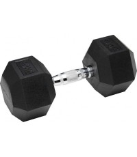 Hantla sześciokątna gumowana Bauer Fitness - 35 kg