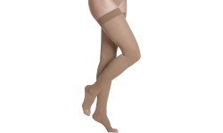 Pończochy uciskowe do połowy uda COTTON by SIGVARIS, 2. klasa ucisku - L - Długa