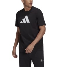 Adidas M FI 3-Bar Tee męska koszulka Black HD0893