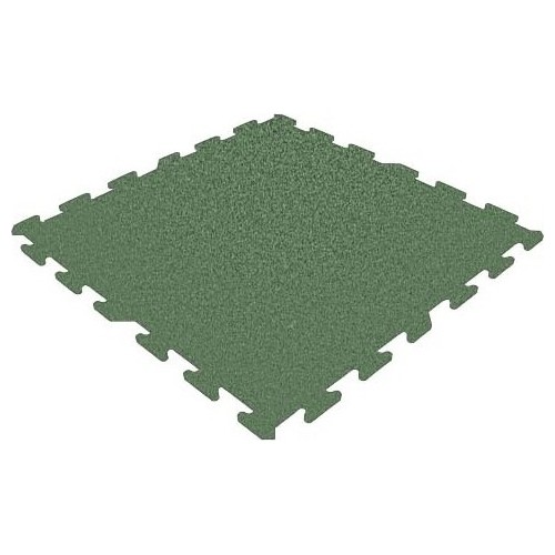 Płytka gumowa Base Premium – Puzzle, zielona