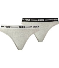 Bielizna Puma Iconic String szara