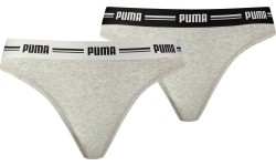 Bielizna Puma Iconic String szara