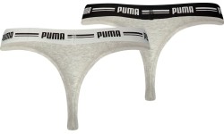 Bielizna Puma Iconic String szara