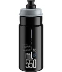 Bidon Elite Jett 550ml (czarny/szare logo)