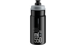 Bidon Elite Jett 550ml (czarny/szare logo)