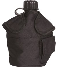 Czarna ładownica na manierkę MOLLE w stylu US