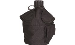 Czarna ładownica na manierkę MOLLE w stylu US