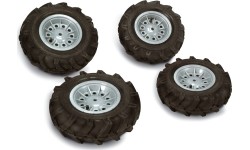 Traktor na pedały RollyTrac z oponami pompowanymi