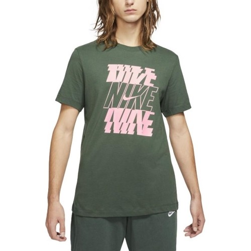Koszulka męska Nike M NSW Tee Swoosh/Block Green