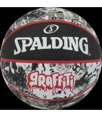 Piłka do koszykówki Spalding Red Graffiti (rozmiar 7)