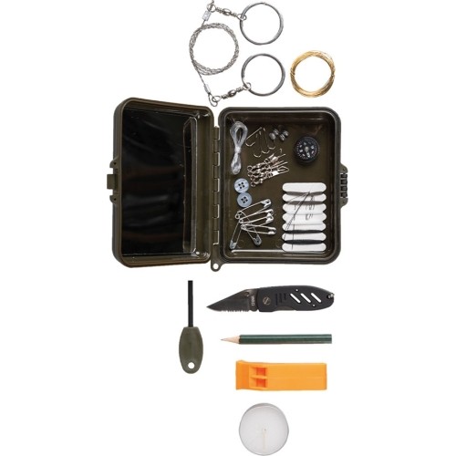 Zestaw survivalowy Mil-Tec w pudełku