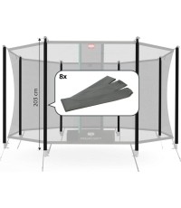 Tuleje do siatki zabezpieczającej Comfort (203 cm) (8 szt.)