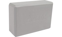 Kostka do jogi Yate Yoga 22,8x15,2x7,6 cm, szara