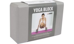 Kostka do jogi Yate Yoga 22,8x15,2x7,6 cm, szara