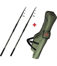 Zestaw wędek karpiowych z pokrowcem Zfish Combo Kingstone, 2 szt., 3,60 m, 60–100 g