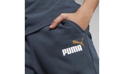 Puma spodnie młodzieżowe Ess + 2 Col Logo Pants Blue 586988 16