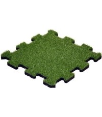 Gumowa mata ze sztuczną trawą – puzzle