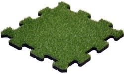 Gumowa mata ze sztuczną trawą – puzzle