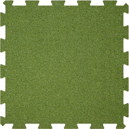 Gumowa mata ze sztuczną trawą – puzzle